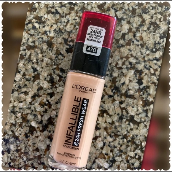 L'Oreal Other - NEW! 
L'Oréal Infallible 24 hr Wear Liquid Foundation 
#470
